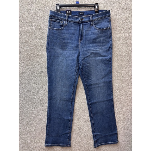 Express Jeans Women's 16 (Fits 33x31) Blue Denim Bootcut Cowgirl NEW - Picture 2 of 10